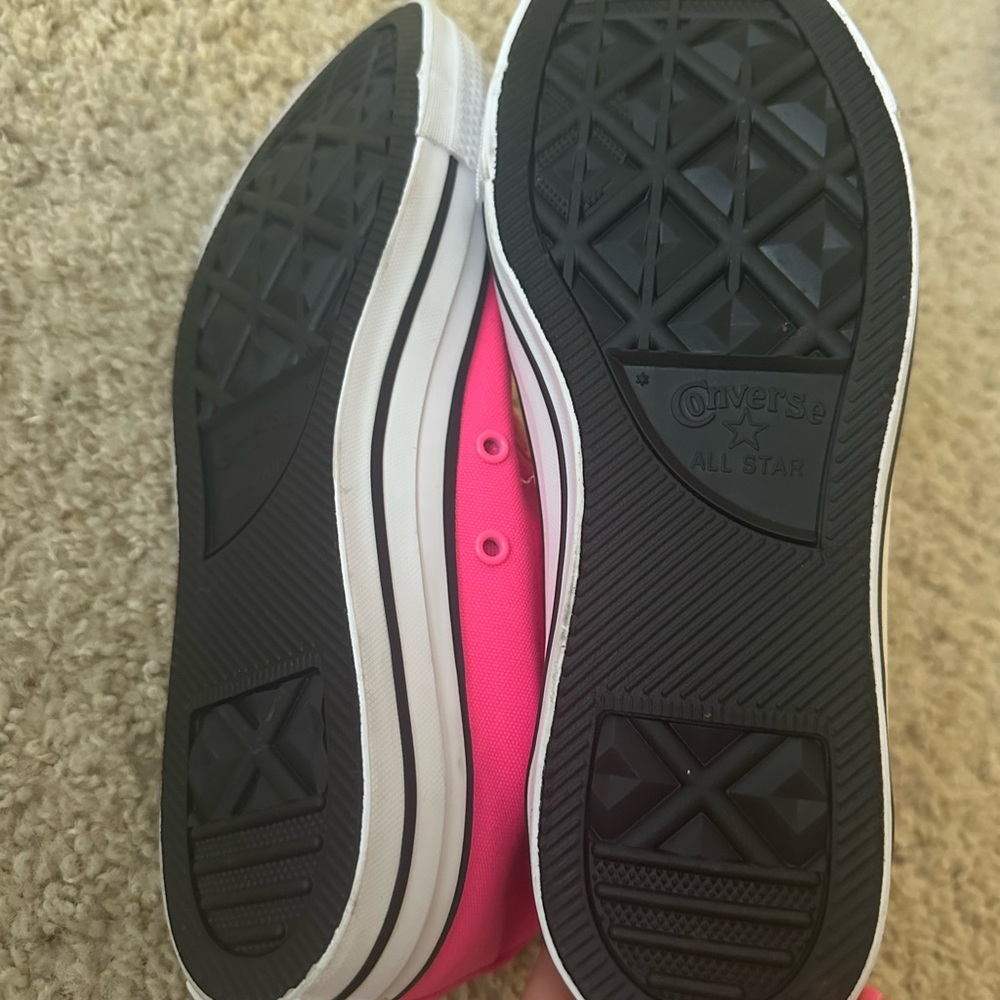 Converse Hot Pink High-Tops - Picture 4 of 4